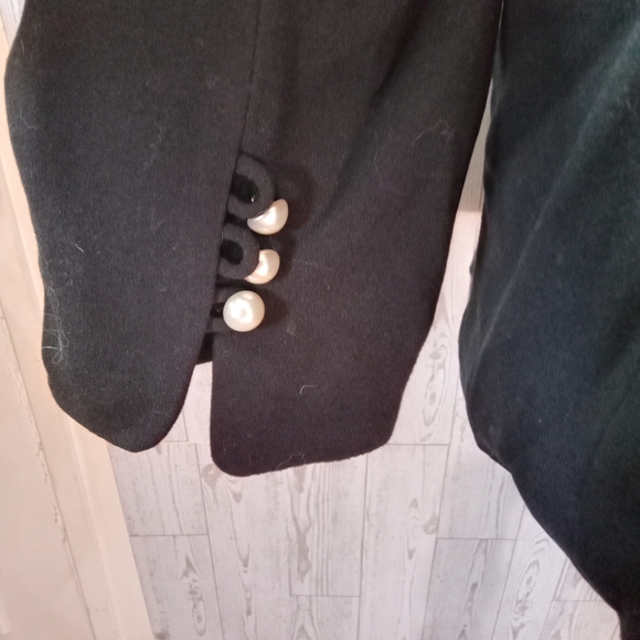 Bob Mackie Wearable Art Embroidered Black Women's Jacket Women's Size L - Picture 9 of 12